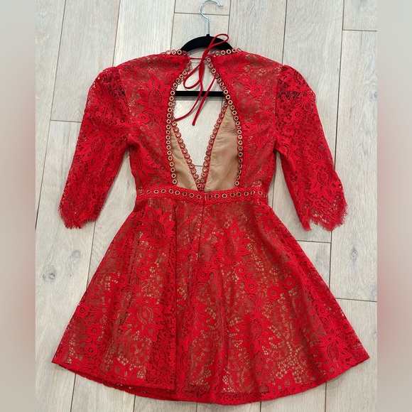 NWOT MAJORELLE Louisa Mini Dress - Scarlet Red XXS - Picture 2 of 5